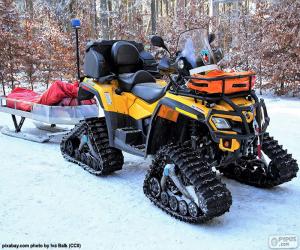 Puzzle Snowmobile διάσωσης